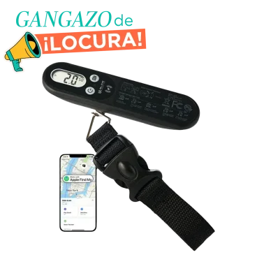 Slide Innovations "Find My" Rastreador de Equipaje y Balanza Digital