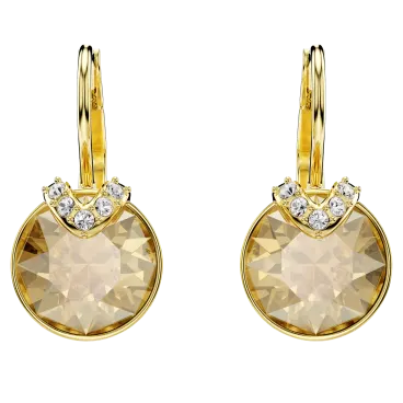 Swarovski Bella V Round Cut Crystal Drop Earrings