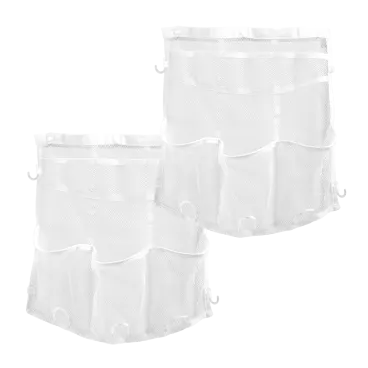 2-Pack: Casa Via Hanging Mesh Shower Organizer