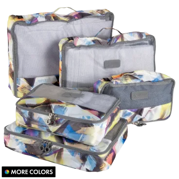 Triforce 5-Piece Printed Packing Cube Set