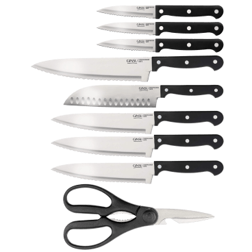 Ginsu Kiso 9-Piece Knife Bundle