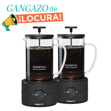 Paquete de 2: Presto Dorothy Cafetera Rápida de Cold Brew