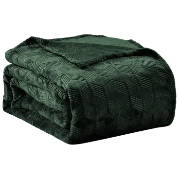 Luxury Home All Season Armani Embossed Microplush Blanket