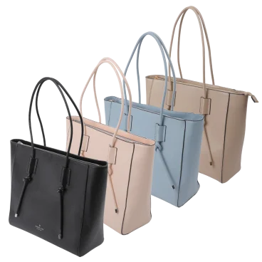 London Fog Aubrey Knot Handle Large Tote Bag