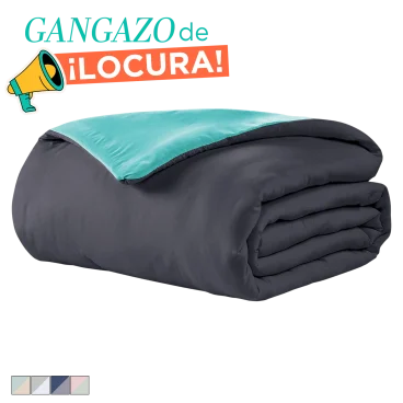 Ella Jayne Juego de Edredón Reversible Liviano con Alternativa al Plumón
