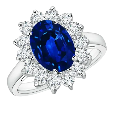 The Princess-Inspired Lab-Grown Gemstone Halo Ring