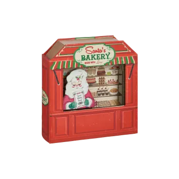 Mr. Christmas Illuminated Nostalgic Wooden Storefronts