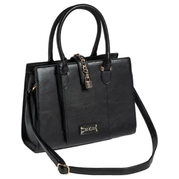 Cee Klein Satchel Handbag with Top Zipper