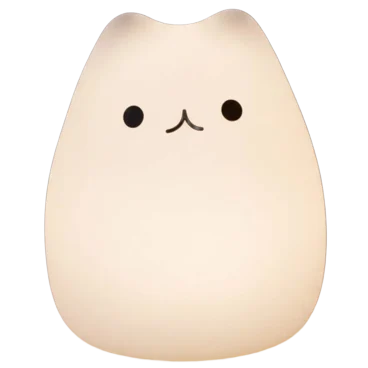 Infinite Basics Color Changing Soft Silicone Cat Night Light