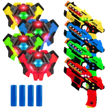 4-Pack: USA Toyz Rechargeable Laser Tag Game