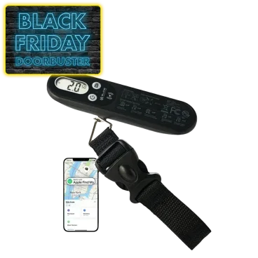 Slide Innovations Digital Luggage Tracker and Scale with Apple Find My