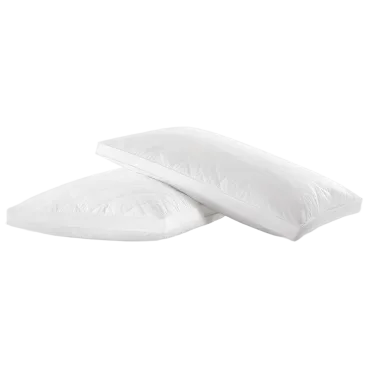 2-Pack: New York & Company Double Quilted Down & Feather Cotton Pillows