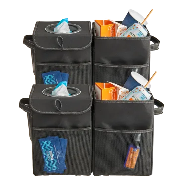4-Pack: High Road Versatile Trash and Recycle Bins