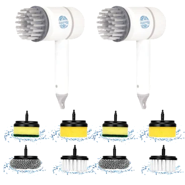 2-Pack: Tidy House Klean Spin Pro Scrubbers