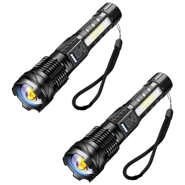 2-Pack: AXL Telescoping Tactical Flashlight