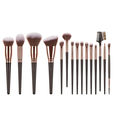Vysn 15-Piece Premium Synthetic Makeup Brush Set