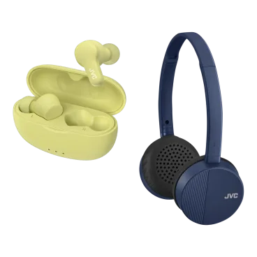 JVC Wireless Headphones and Earbuds Bundle