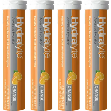 4-Pack: Hydralyte Electrolyte Tablets
