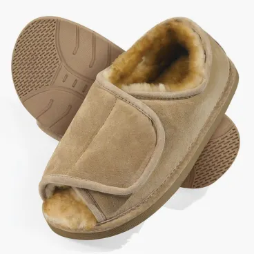 The Lady's Adjustable Sheepskin Slippers