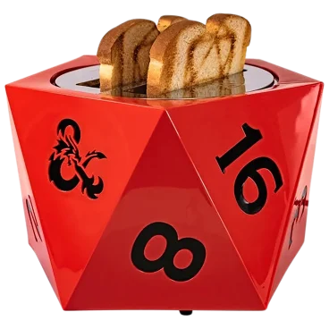 Uncanny Brands Dungeons And Dragons Halo 2-Slice Toaster
