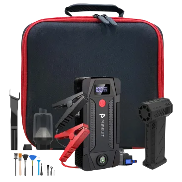 Pursuit Ultimate Roadside Kit with 1000 Amp Jump Starter