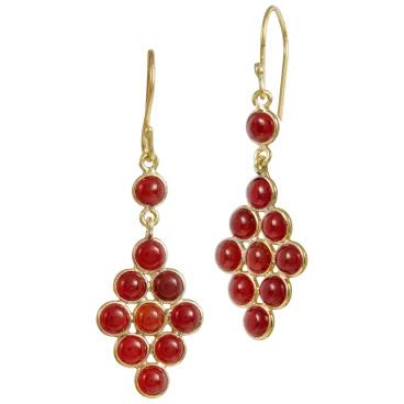 The Gold-Plated Waterfall Earrings