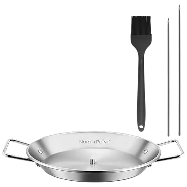 Infinite Basics North Point 4-Piece Skewer Grill Topper Set