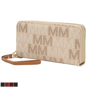 MKF Collection Hofstra M Signature Wristlet Wallet by Mia K.