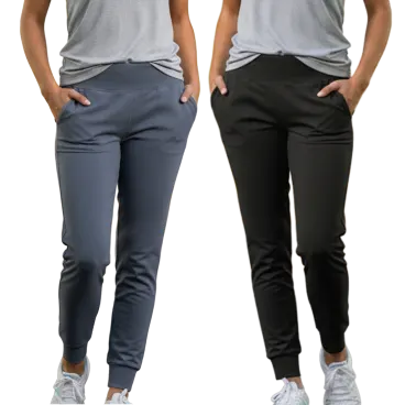 Paquete de 2: Sage Collective Joggers Súper Suaves para Todo el Día