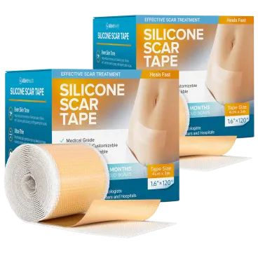 2-Pack: AllSett Health Silicone Scar Tape