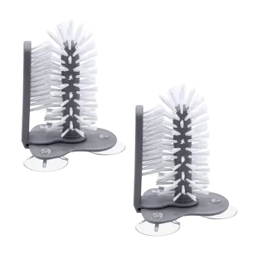 2-Pack: Titan Suction Base Water Bottle Cleaning Brush
