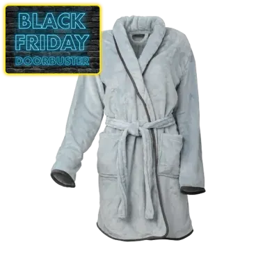 Ardour Pipe Hem Velvet Robes