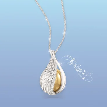 The Chiming Guardian Angel Pendant