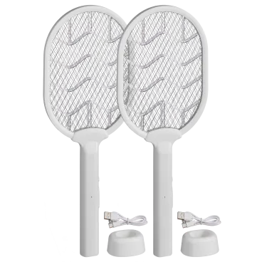 2-Pack: Ermek USB Rechargeable Fly Zapper Racquet