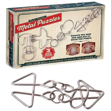 Meridian Point 3-Piece Adult Brain Teaser Set