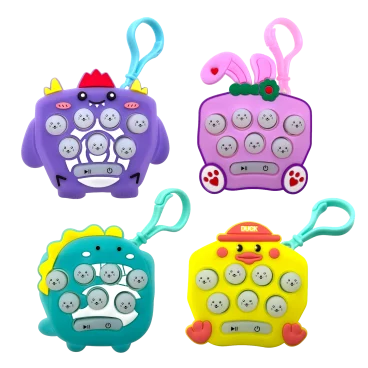 4-Pack: Odyssey Toys Whack-A-Pals Pocket Game