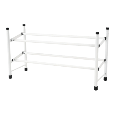 J&V Textiles 2-Tier Expandable Shoe Rack