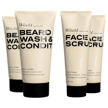 4-Pack: Would Face Scrub and/or Beard Wash