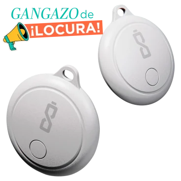 Paquete de 2: ChargeWorx Etiquetas Localizadoras Inteligentes con Find My