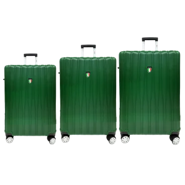 TUCCI Italy Baratro 3-Piece Hardside Luggage Set