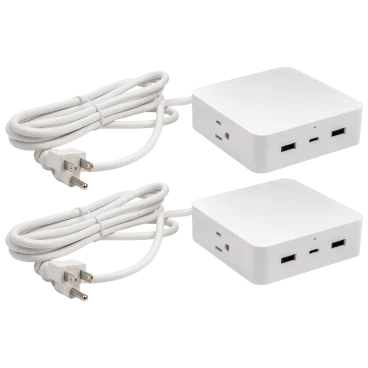 2-Pack: Limitless 5-Device Charger with USB Type-C & AC Outlets