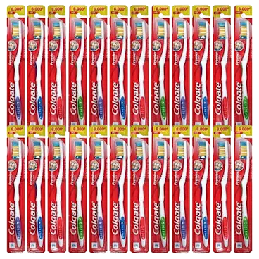 Paquete de 24: Cepillo de Dientes Colgate Premier Extra Clean