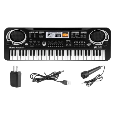 Fresh Fab Finds 61 Keys Kids Learning Keyboard & Microphone Set