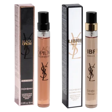 Yves Saint Laurent 2-Piece Black Opium and Libre Flowers & Flames EDP Spray Set