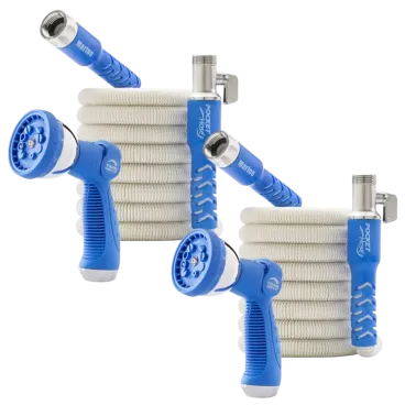 2-Pack: Pocket Hose 50-Foot Expandable Garden Hoses with Hand Sprayers