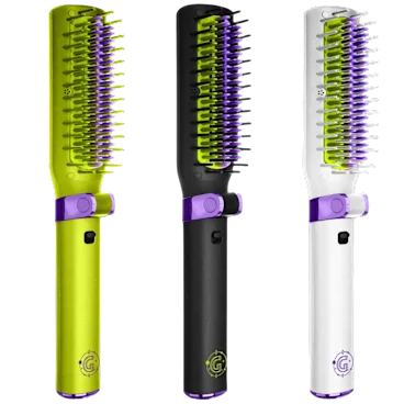Glister Foldable Hot Brush with Anti-Frizz Smoothing System