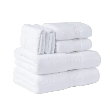 Luxury Home 6-Piece 100% Cotton 550 GSM Towel Set