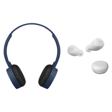 JVC Wireless Headphones and Earbuds Bundle