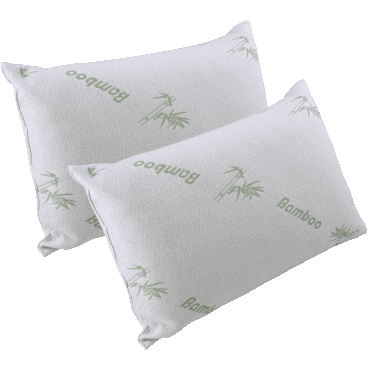 Bamboo Comfort Memory Foam Pillow with Removable Cover