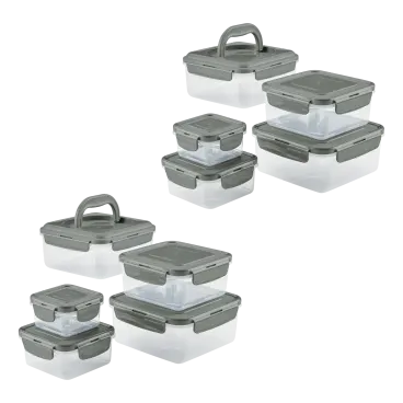 Rachael Ray 20-Piece Nestables Food Storage Square Set